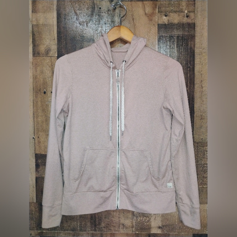 Vuori Halo Performance Hoodie 2.0 in Dogwood Pink Heather Size XS Women's